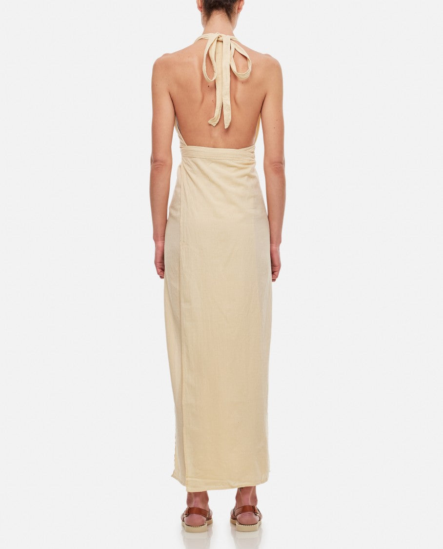 Caravana Tacoh Cotton Long Dress With Slits