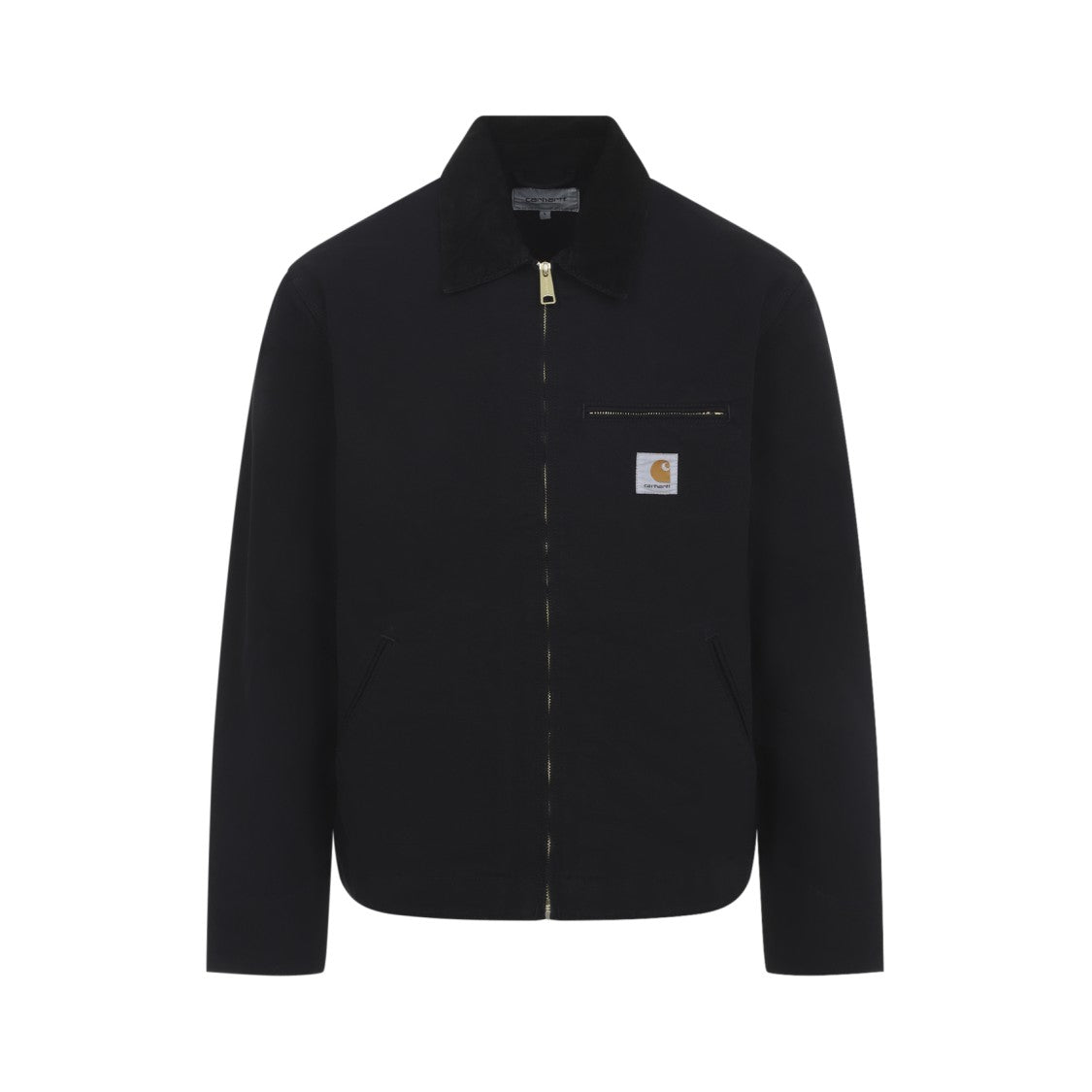 Carhartt Wip Black Cotton Jacket With Functional Design