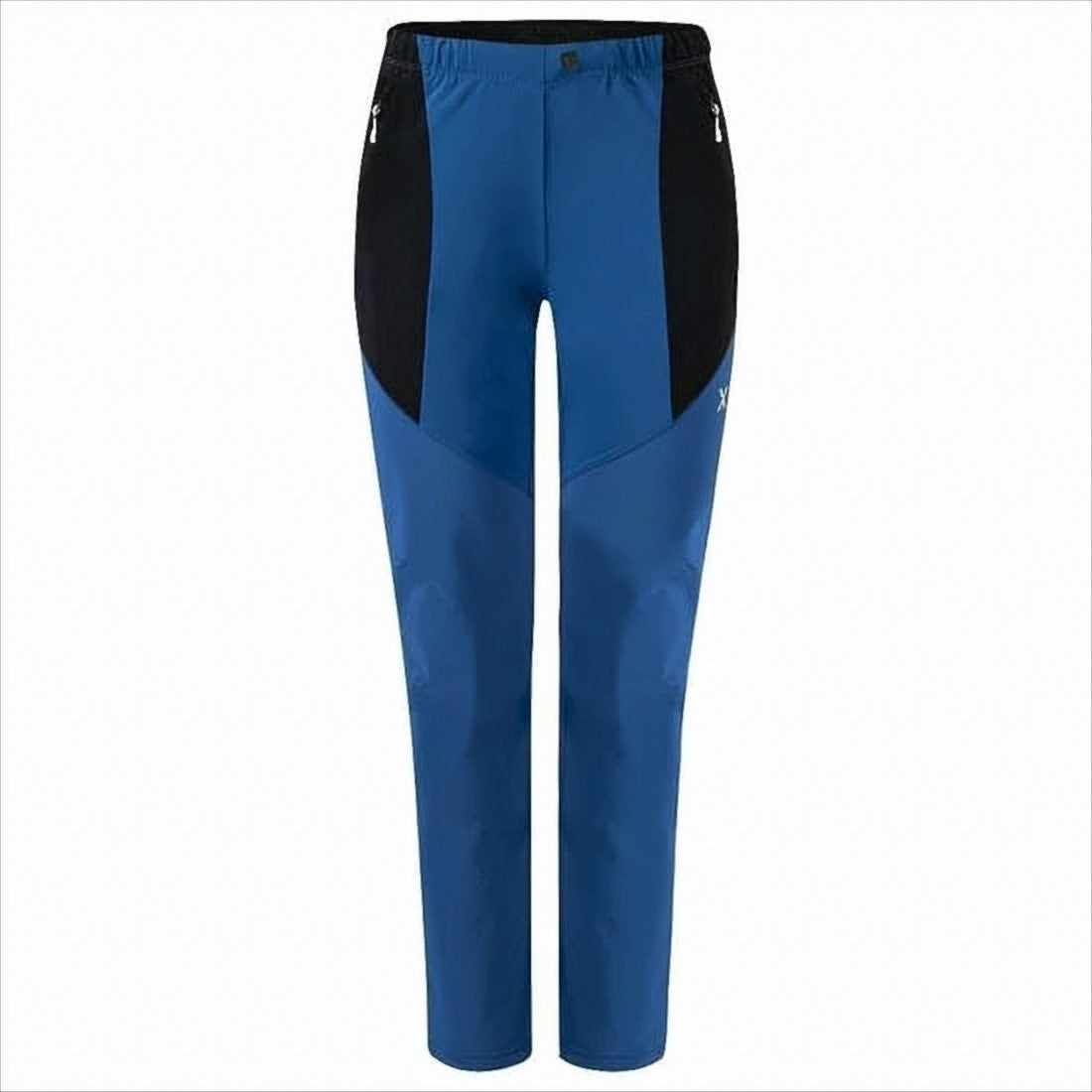 Montura Two-Tone Straight Pants With Slim Fit