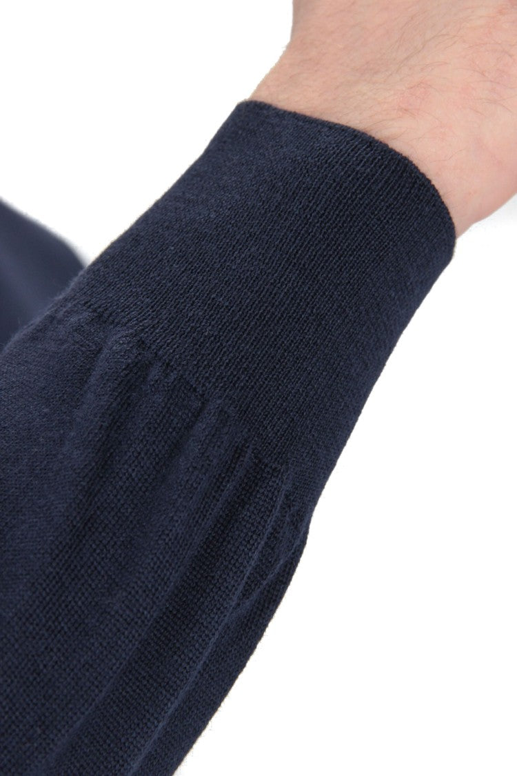 Barba Fine Wool-Cashmere Crewneck Sweater