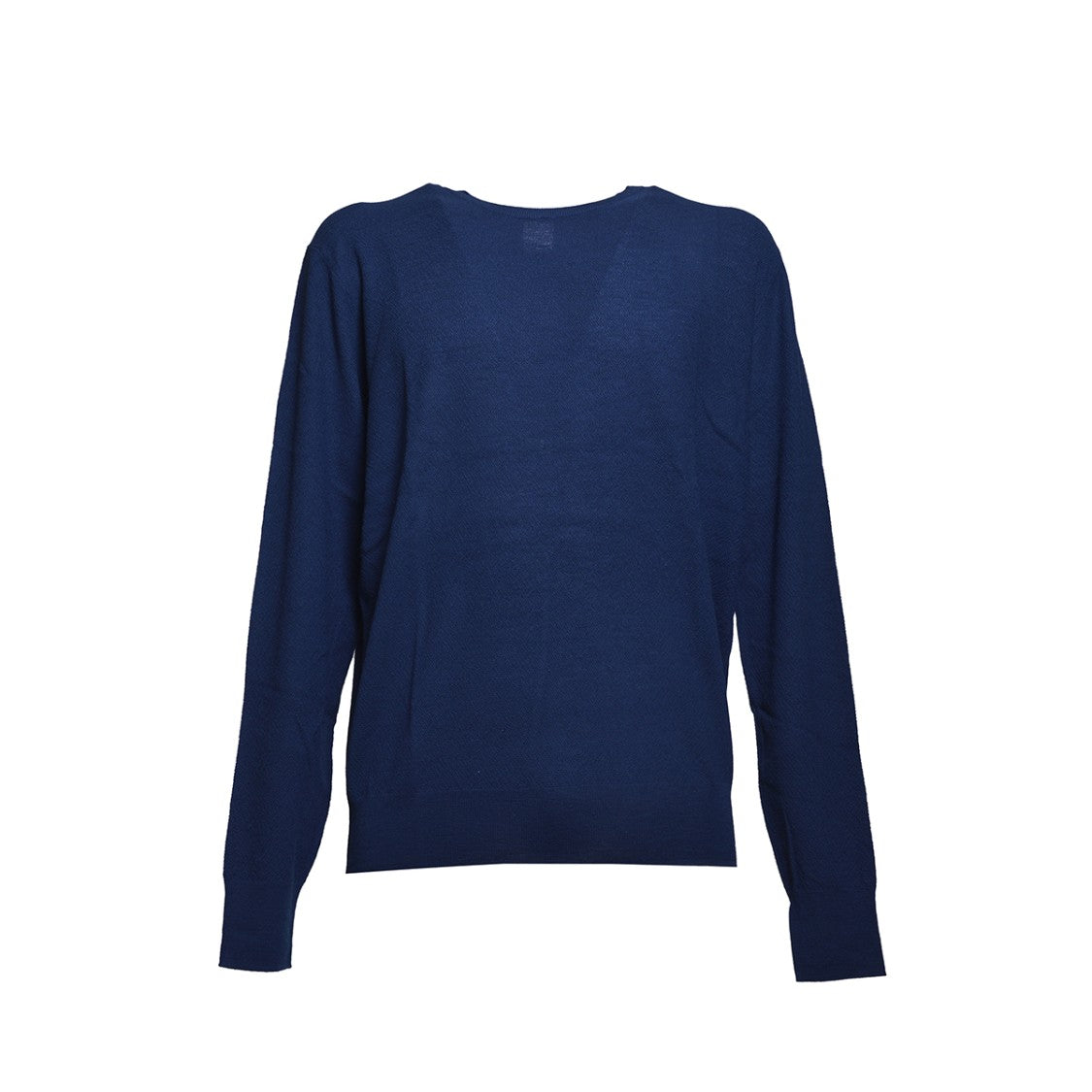 Aspesi Blue Virgin Wool Crewneck Sweater