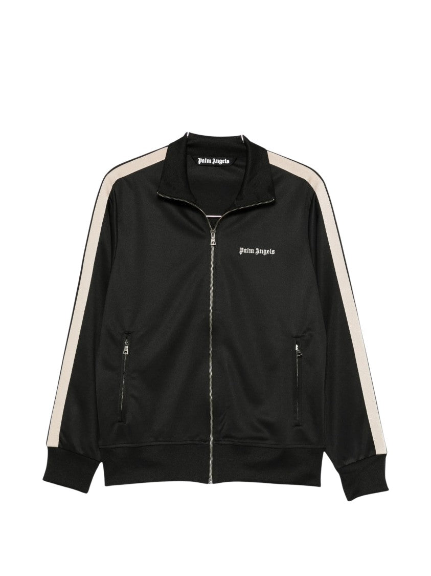 Palm Angels Black Tech Fabric Track Jacket