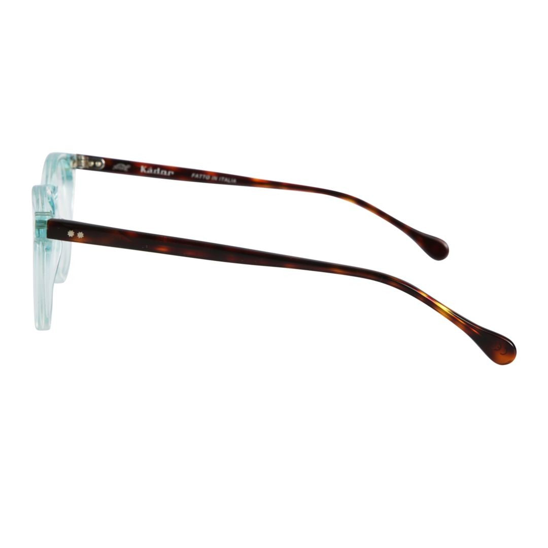 Kador Kubino Translucent Light Blue Round Square Eyeglasses