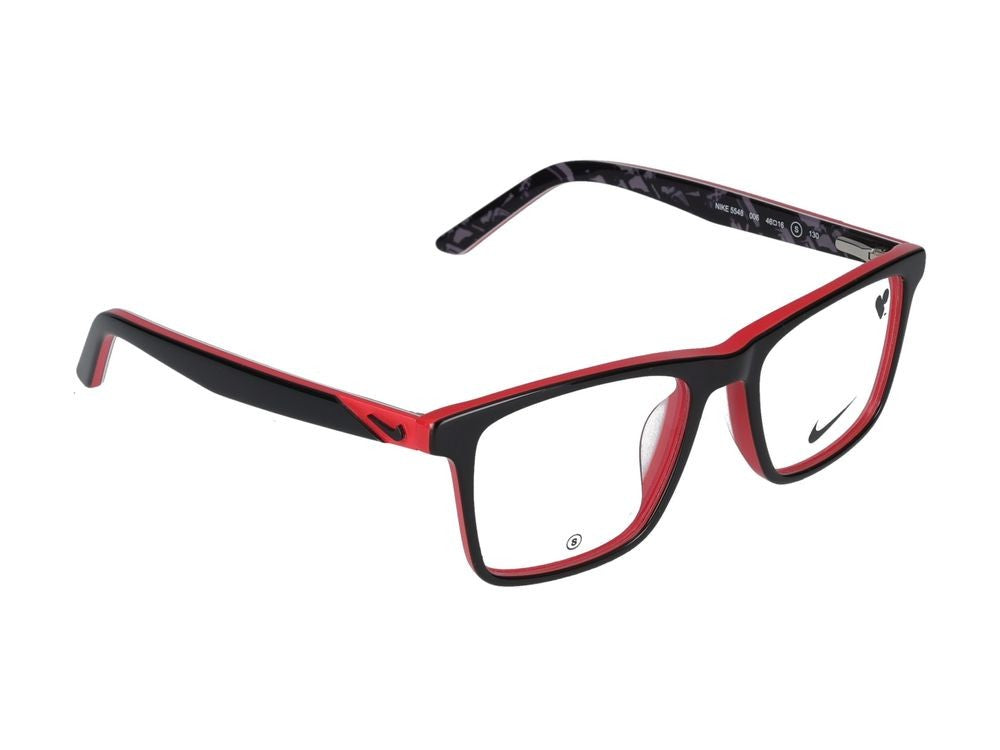 Nike Eyeglasses 5548 006 Black/University Red 46/16/130