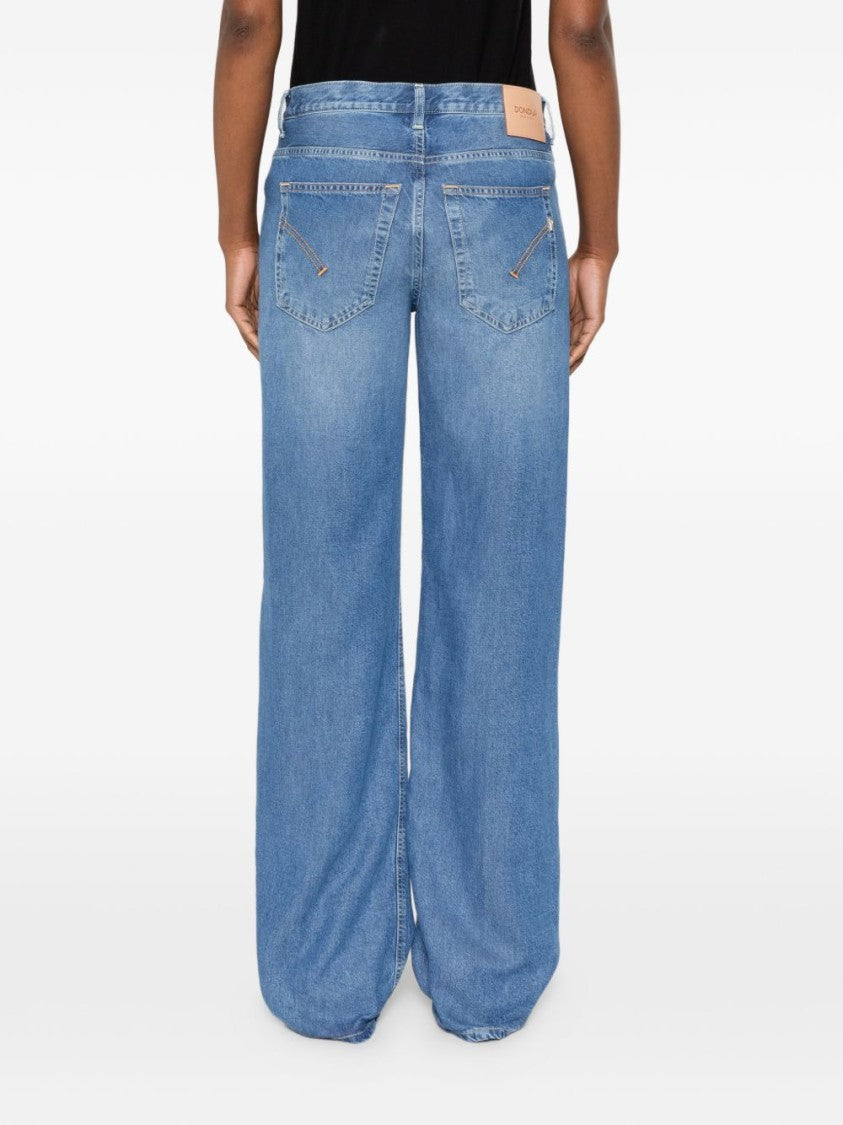 Dondup Blue Tailored Design Jeans