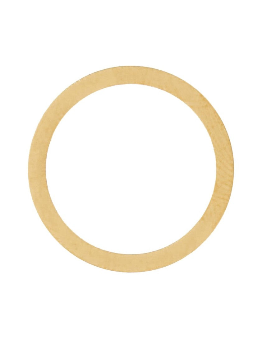 Maison Margiela Silver Ring With Engraved Logo