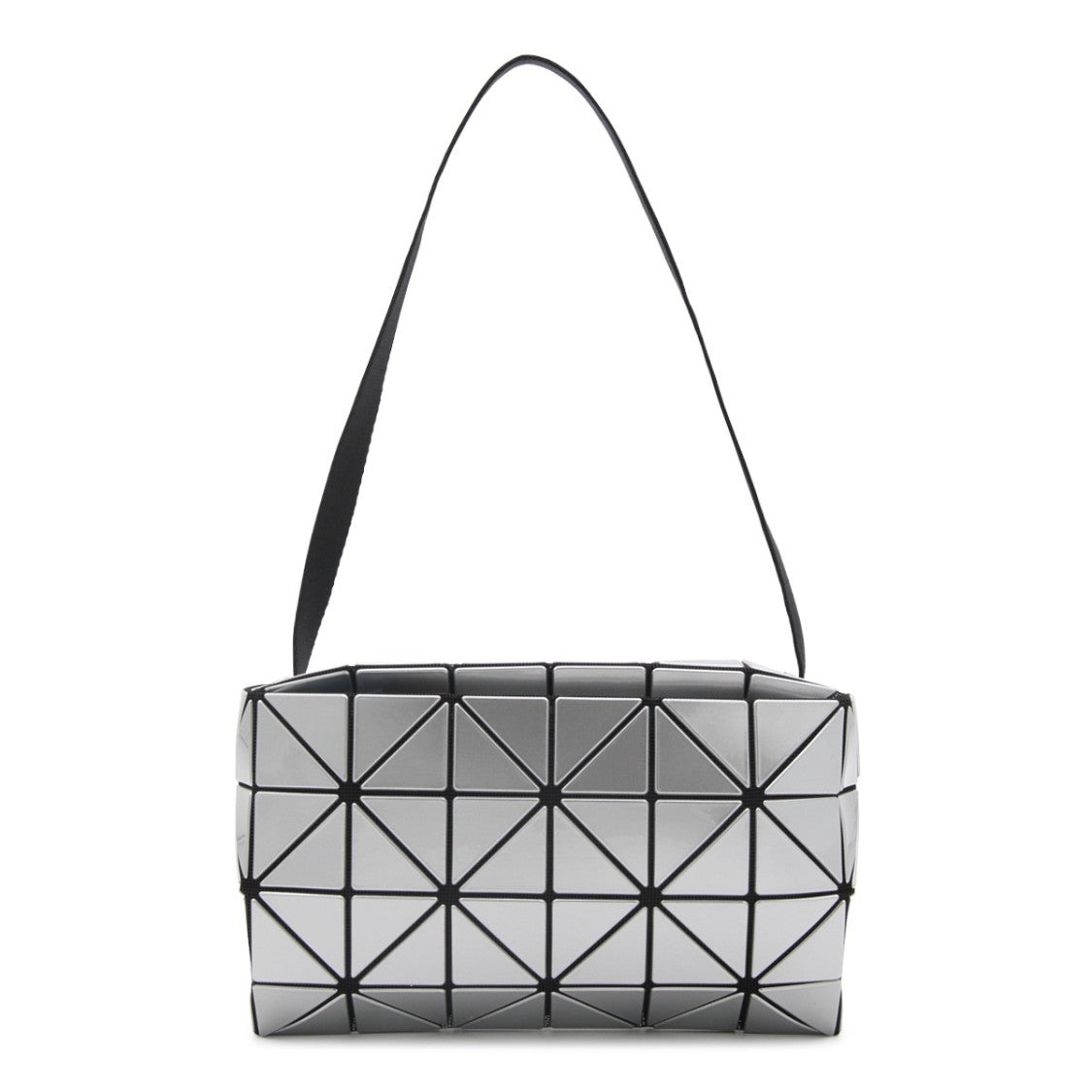 Bao Bao Issey Miyake Geometric Silver Bag With Sculptural Design