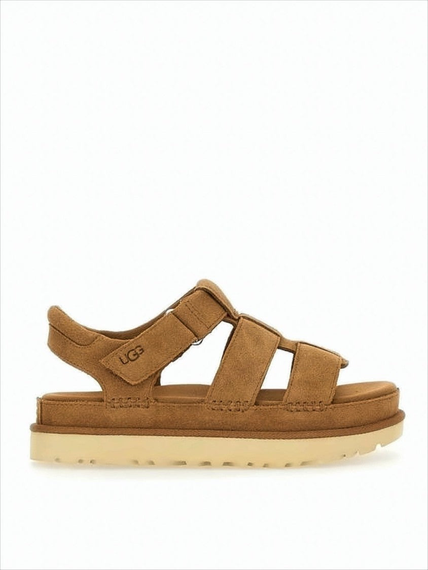 Ugg Multi-Strap Suede Sandals With Eva Sole