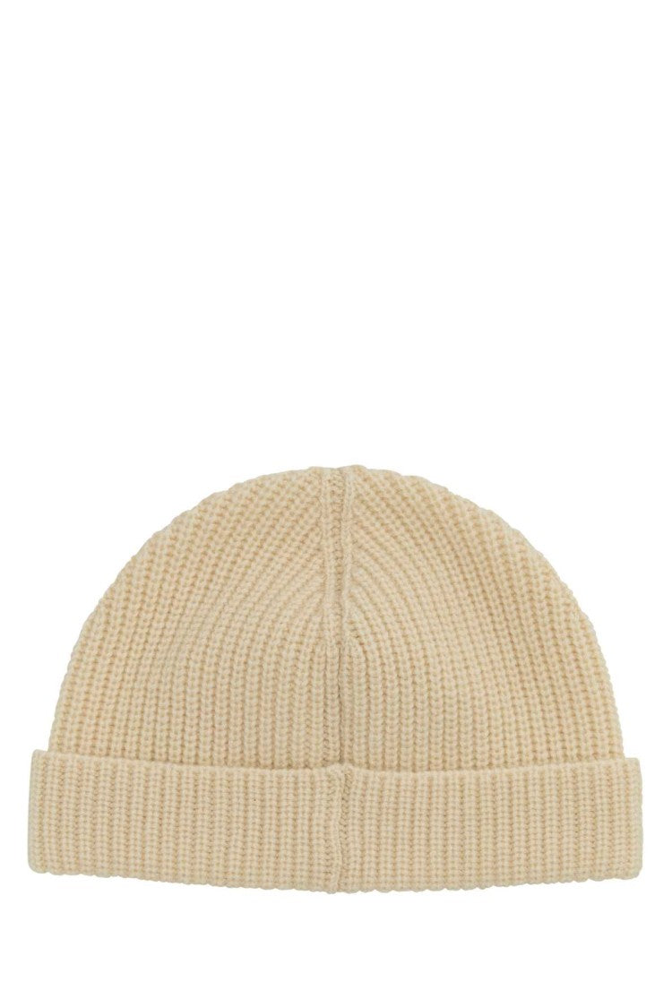 Valentino Garavani Sand Cashmere Beanie Hat