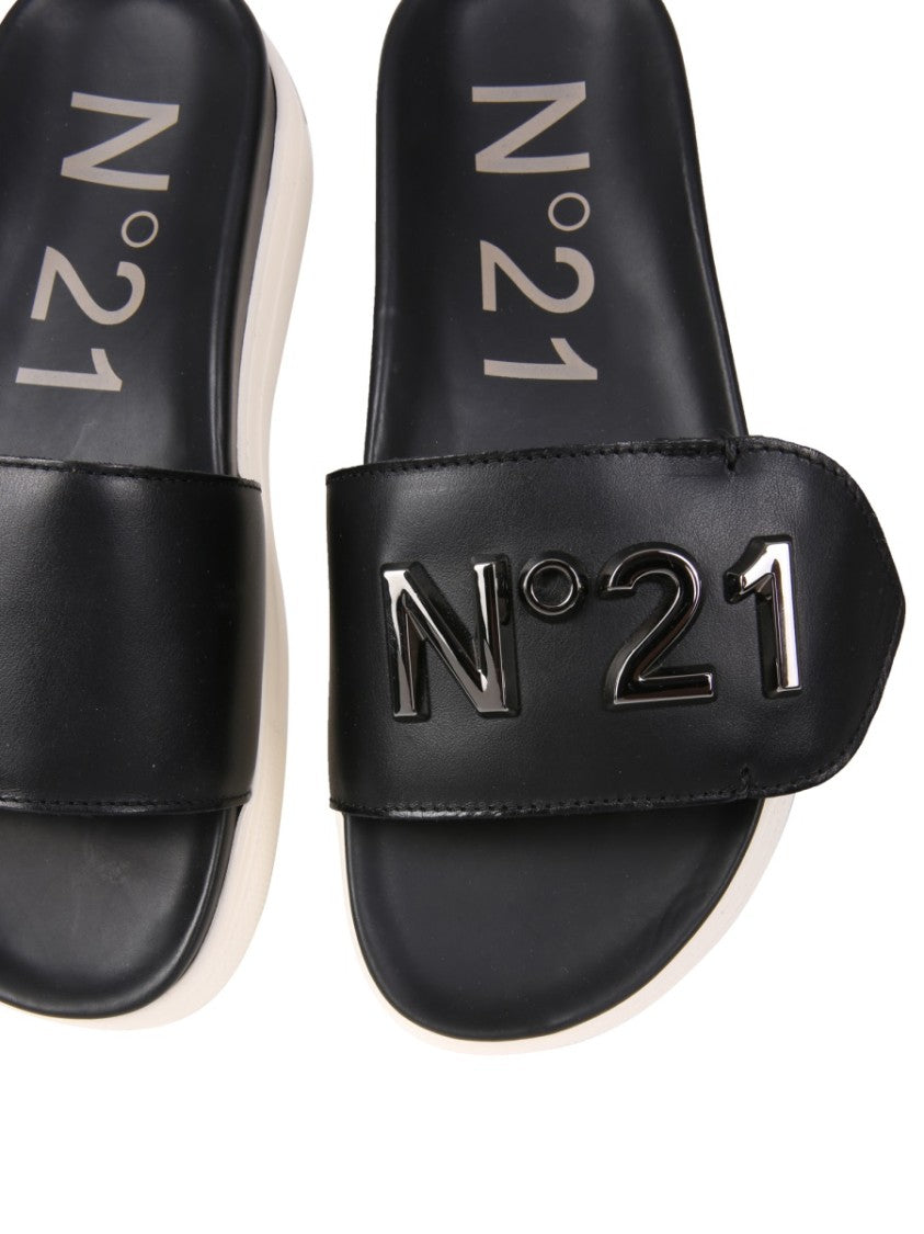 N°21 Contoured Slide Sandals