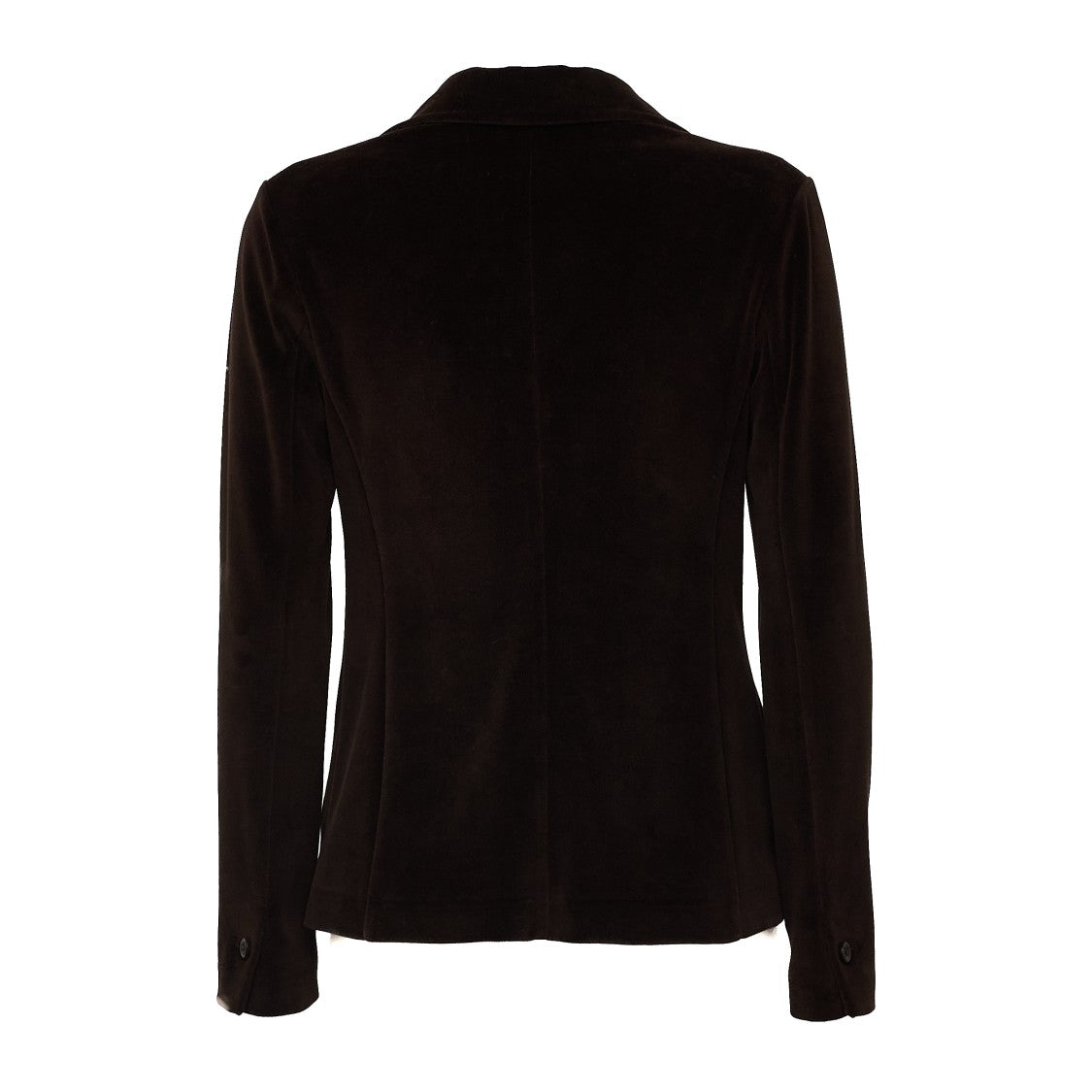 Circolo 1901 Velour Notch Lapel Slim Fit Blazer