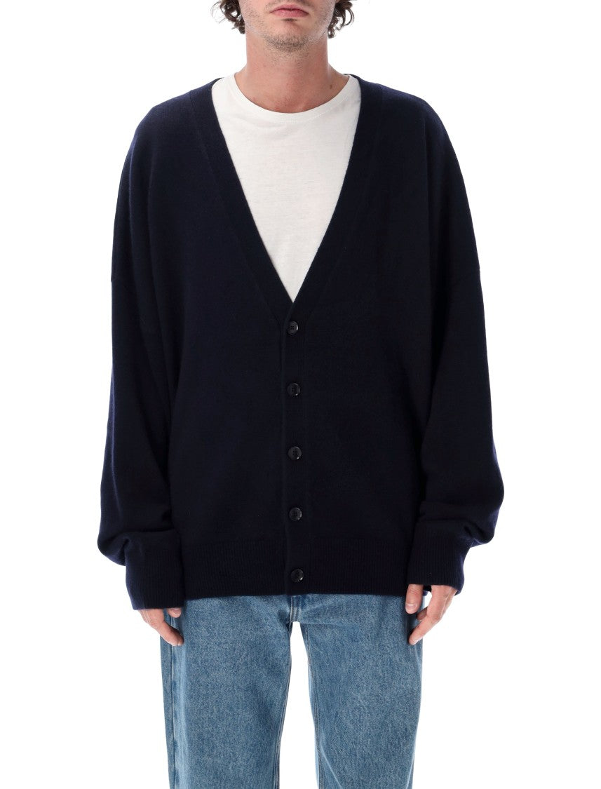 Extreme Cashmere Simo Deep V-Neck Oversized Cardigan