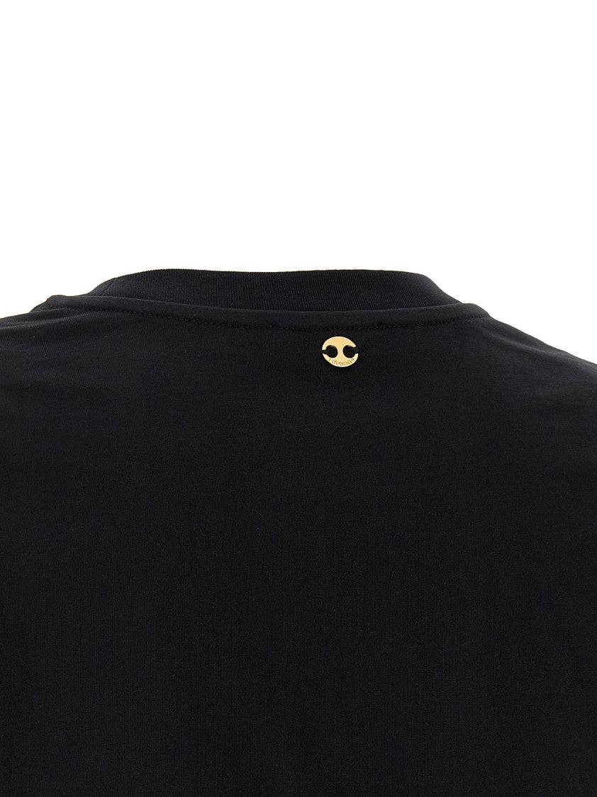 Paco Rabanne Cropped Black T-Shirt
