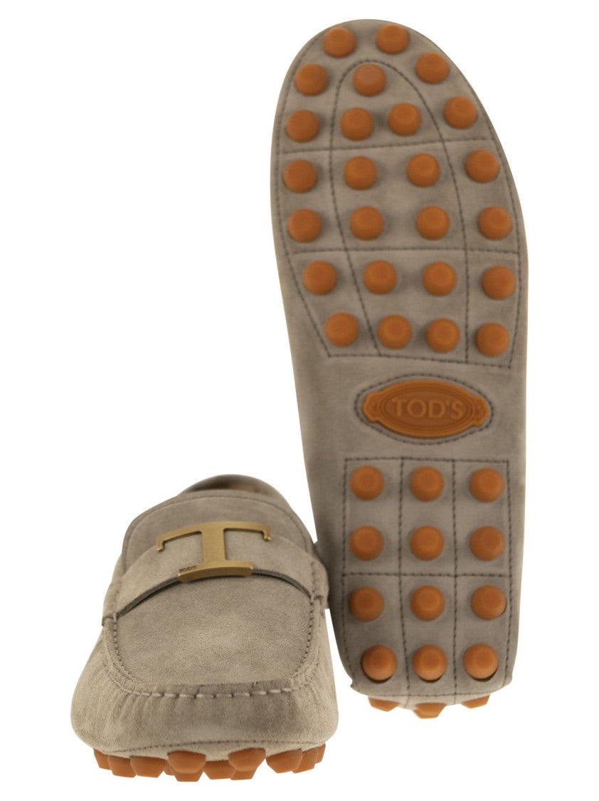 Tod's Rubber Bubble T In Suede Leather