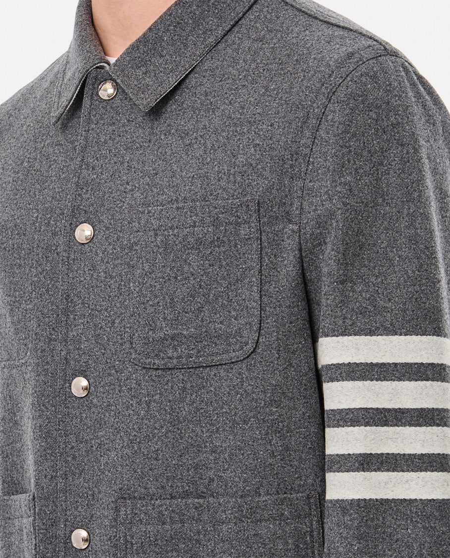 Thom Browne 4 Bar Utility Patch Pocket Jacket