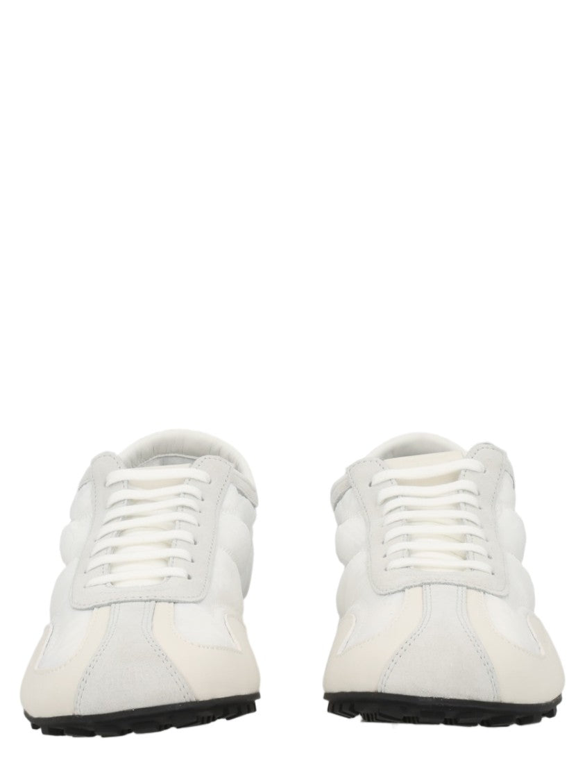 Balmain Racing Low Textured Rubber Sole Sneakers