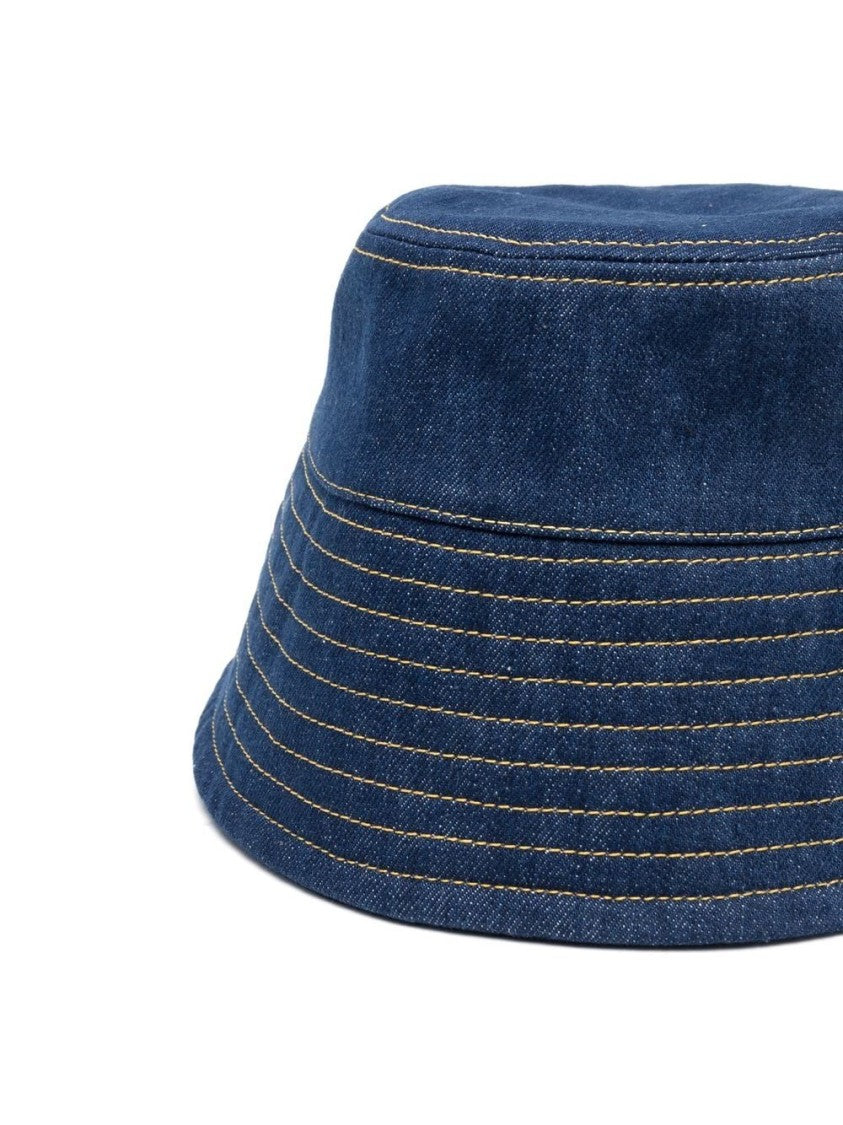 Patou Blue Denim Bucket Hat