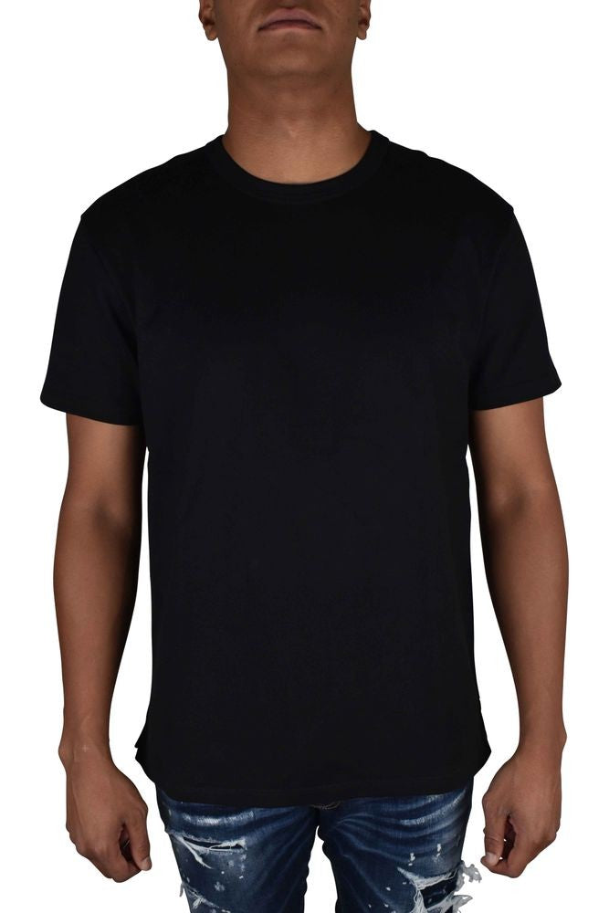Alexander Mcqueen Classic Round Neck Black Cotton T-Shirt