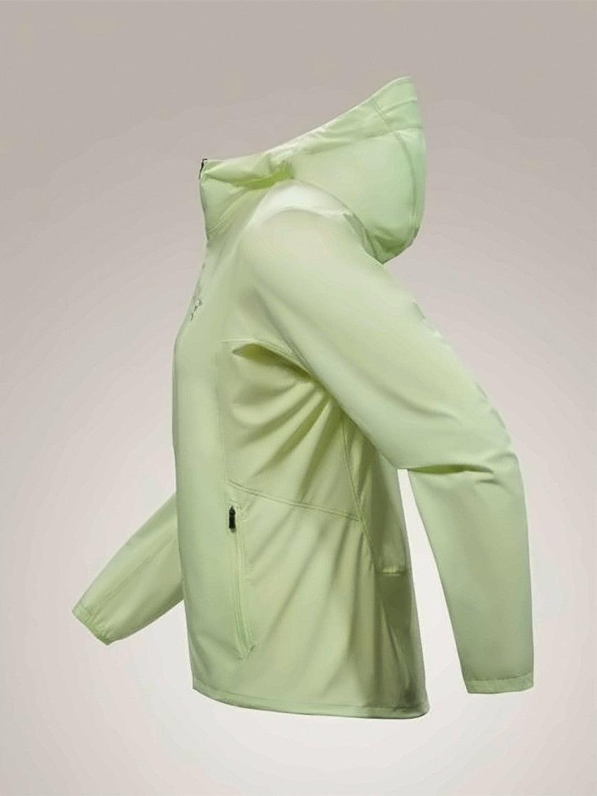 Arc'teryx Black Lightweight Nylon Elastane Fitted Jacket