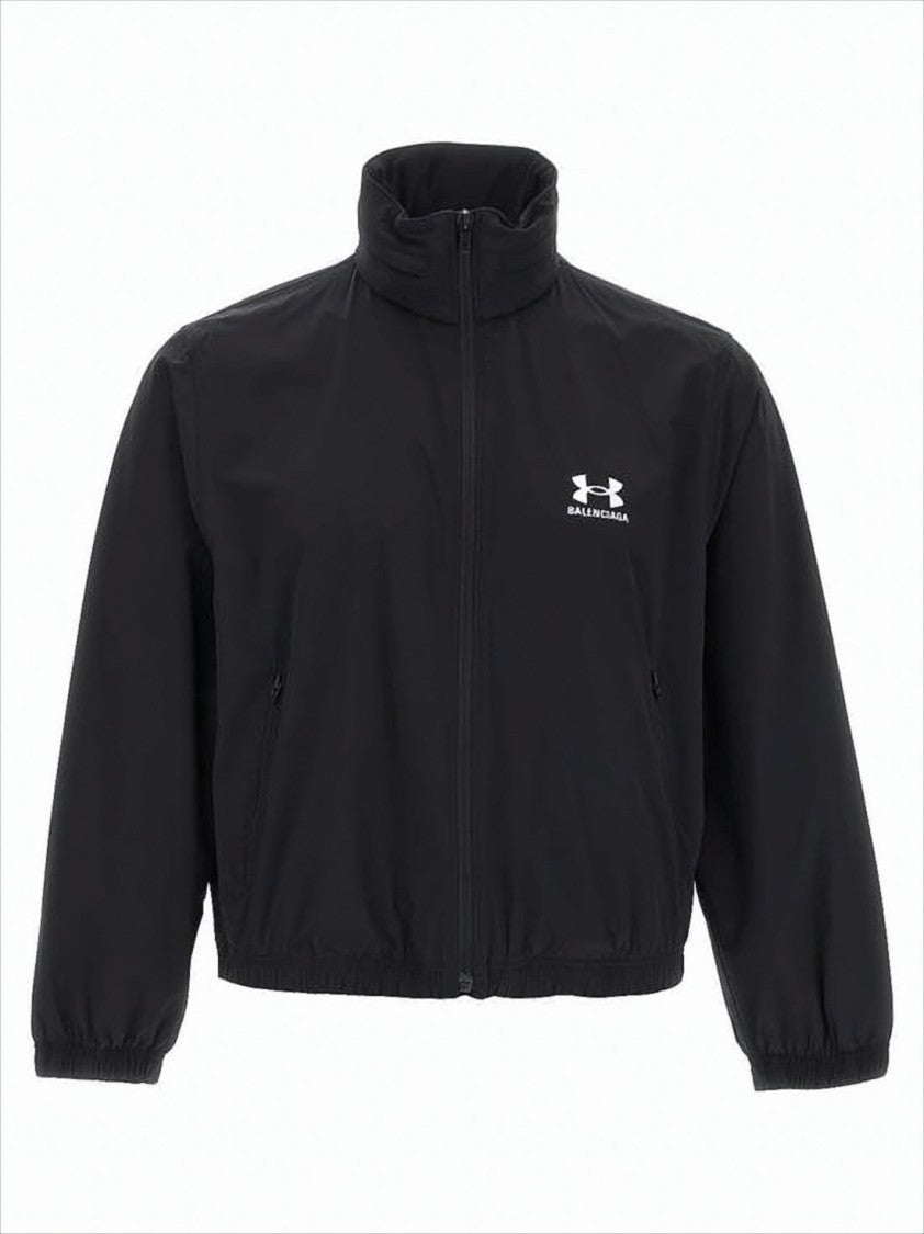 Balenciaga Cropped High-Collar Jacket