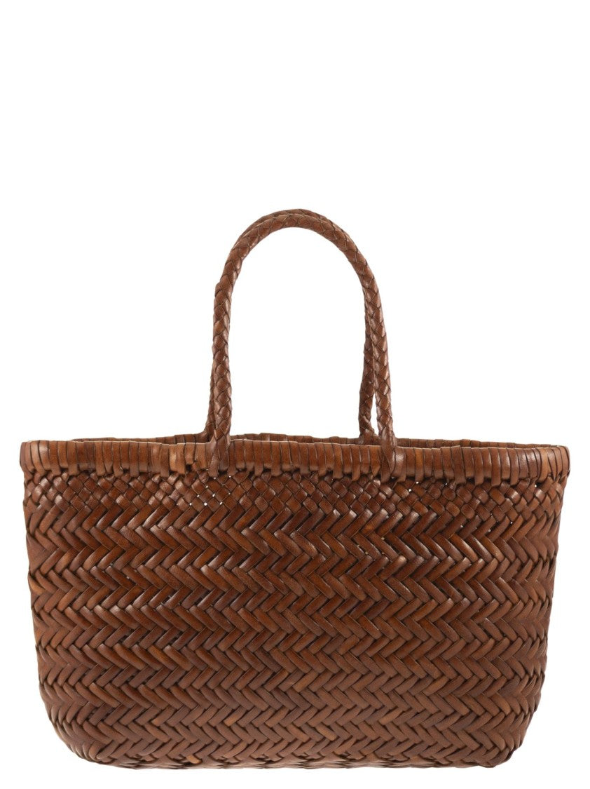 Dragon Gora - Woven Leather Handbag