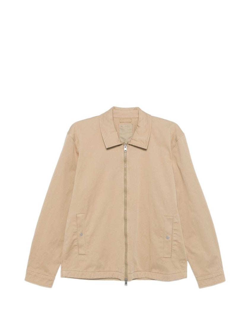 Woolrich Minimalist Zip-Up Classic Collar Jacket