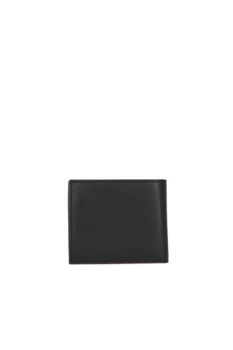 Orciani Leather Wallet With Contrasting Interior
