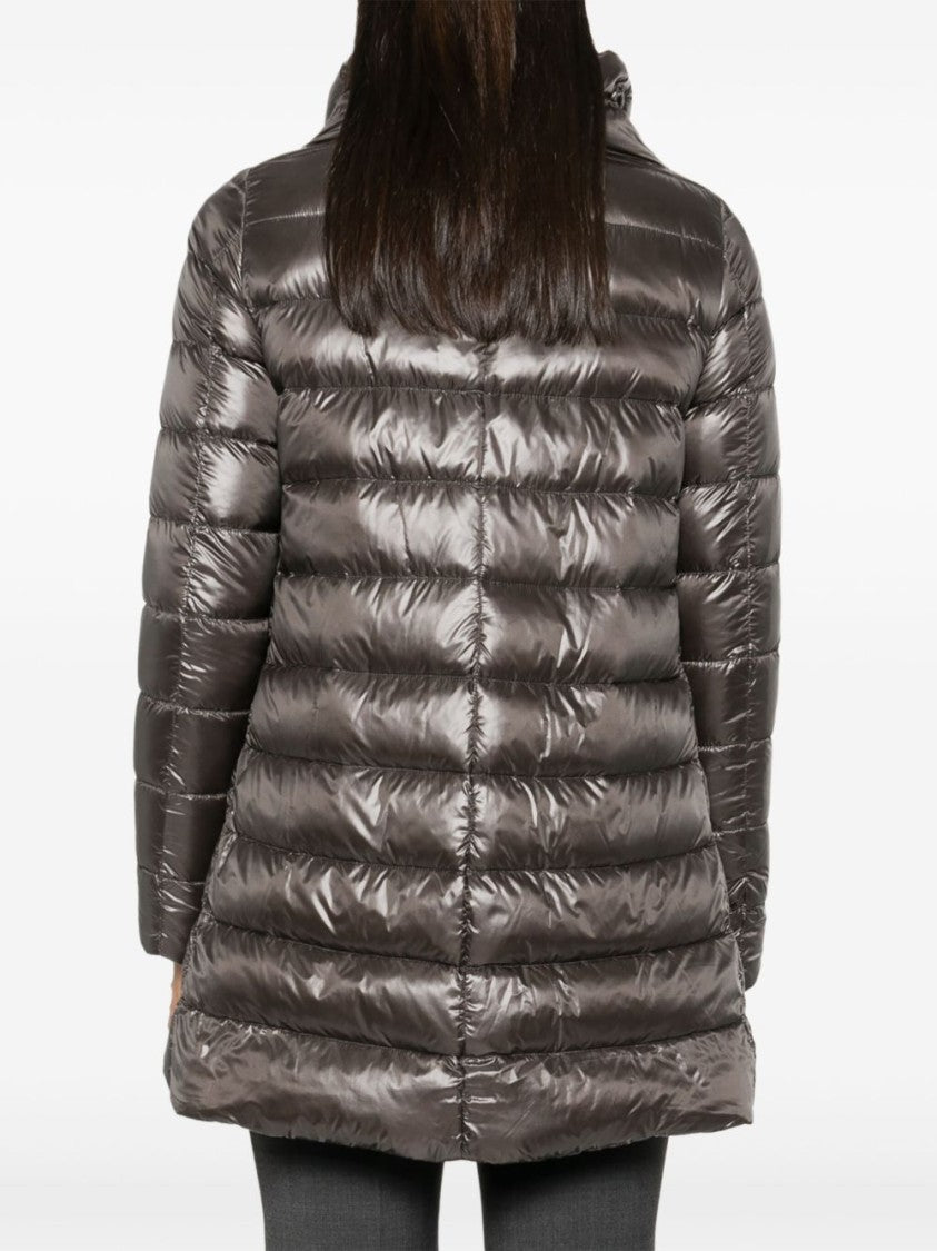 Herno Trapeze Down Jacket With High Collar