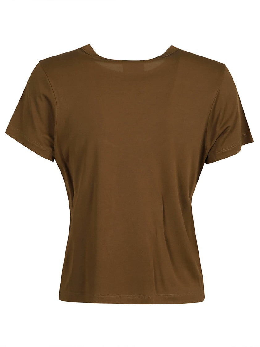 Khaite Toffee Brown T-Shirt