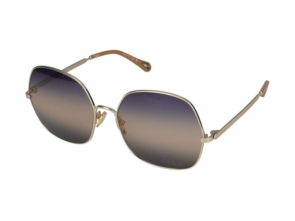 Chloé Sunglasses Chloé Ch0282s 002 Gold Gold Blue 60/17/140