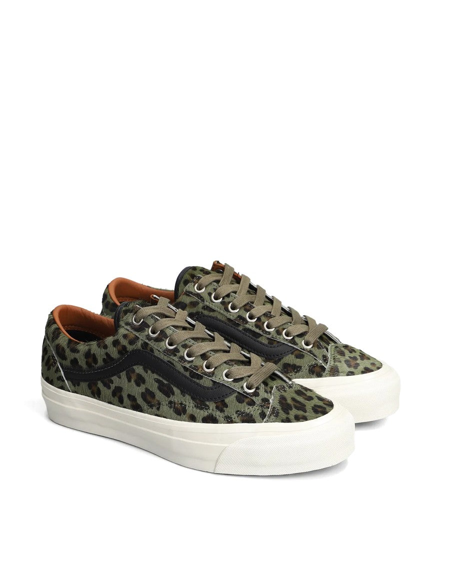 Vans Lx Old Skool 36 Cheetah Olive Sneakers