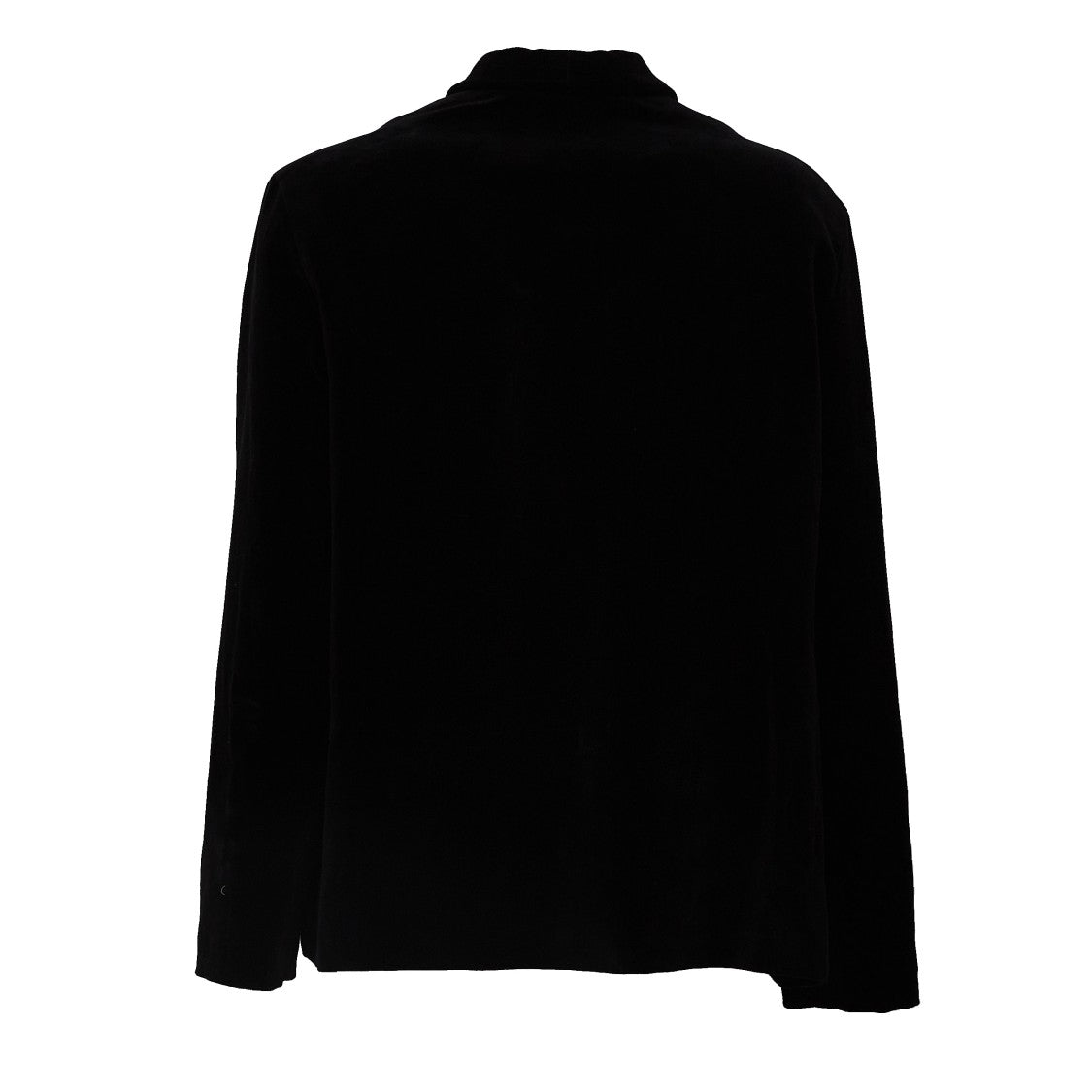 Apuntob Boxy Three-Button Rounded Hem Blazer
