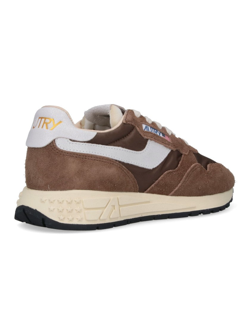 Autry Brown Leather Sneakers With Timeless Design