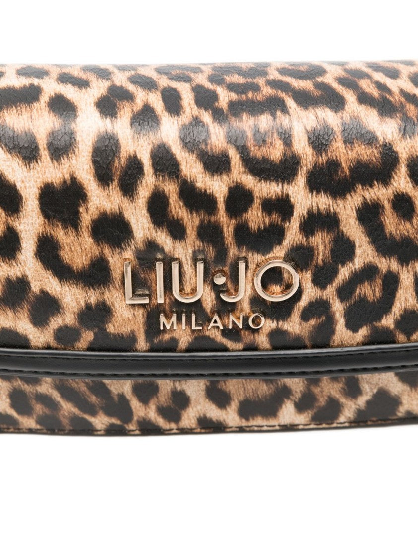Liu Jo Multicolour Leopard Print Shoulder Bag