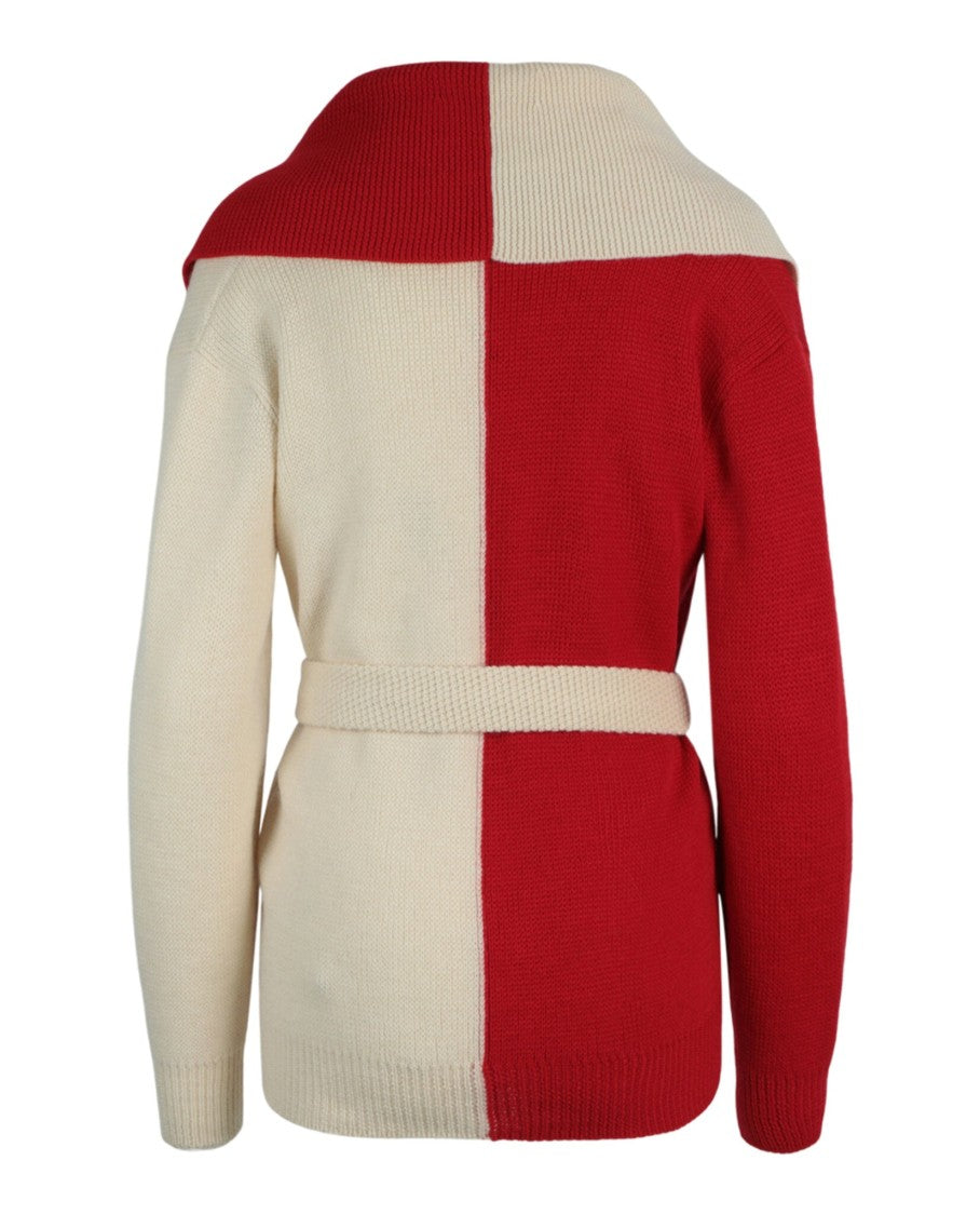 Gucci Chunky Wool Belted Sweater