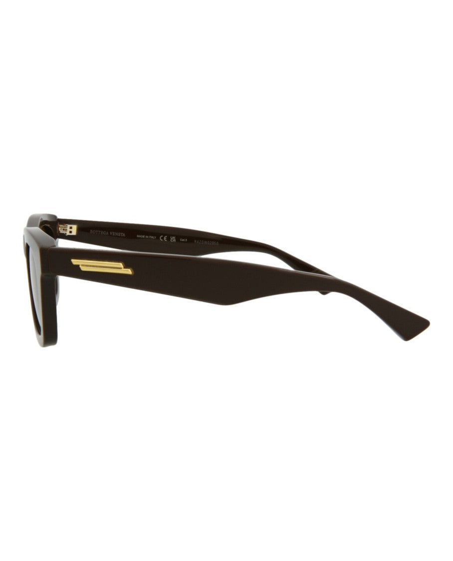 Bottega Veneta Square-Frame Acetate Sunglasses With Saddle Nose Bridge