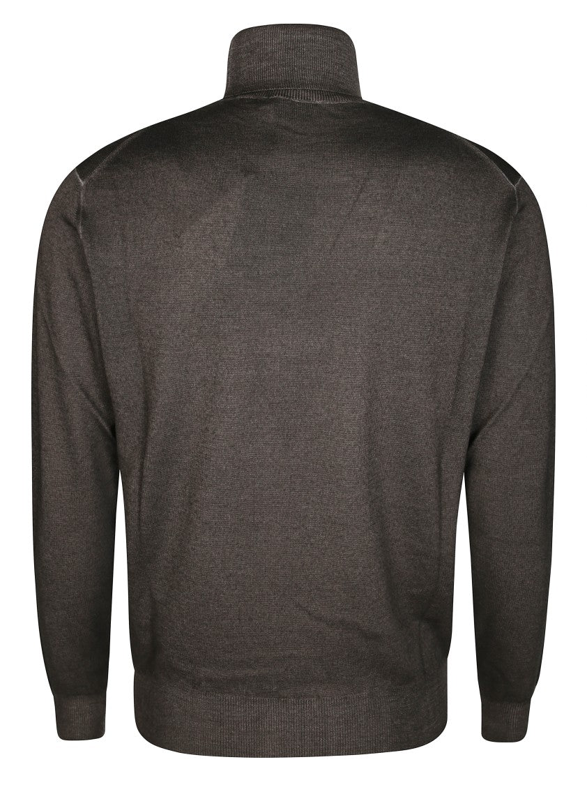 Altea Fitted Turtleneck Merino Wool Sweater