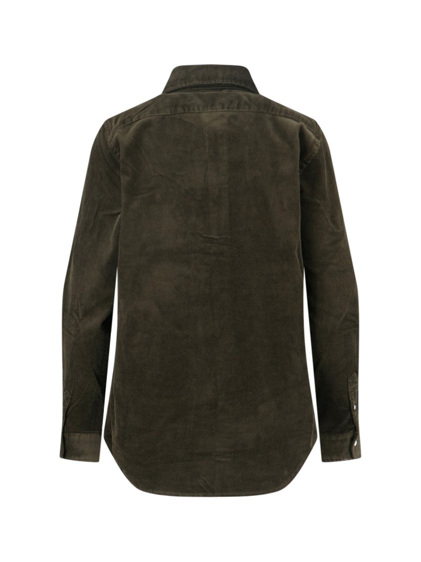 Polo Ralph Lauren Corduroy Logo Shirt – Green