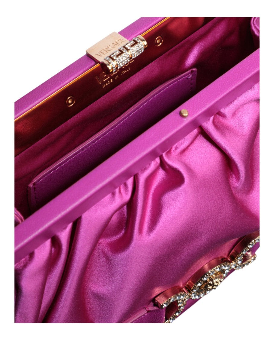 Versace Satin Crystal Medusa '95 Clutch