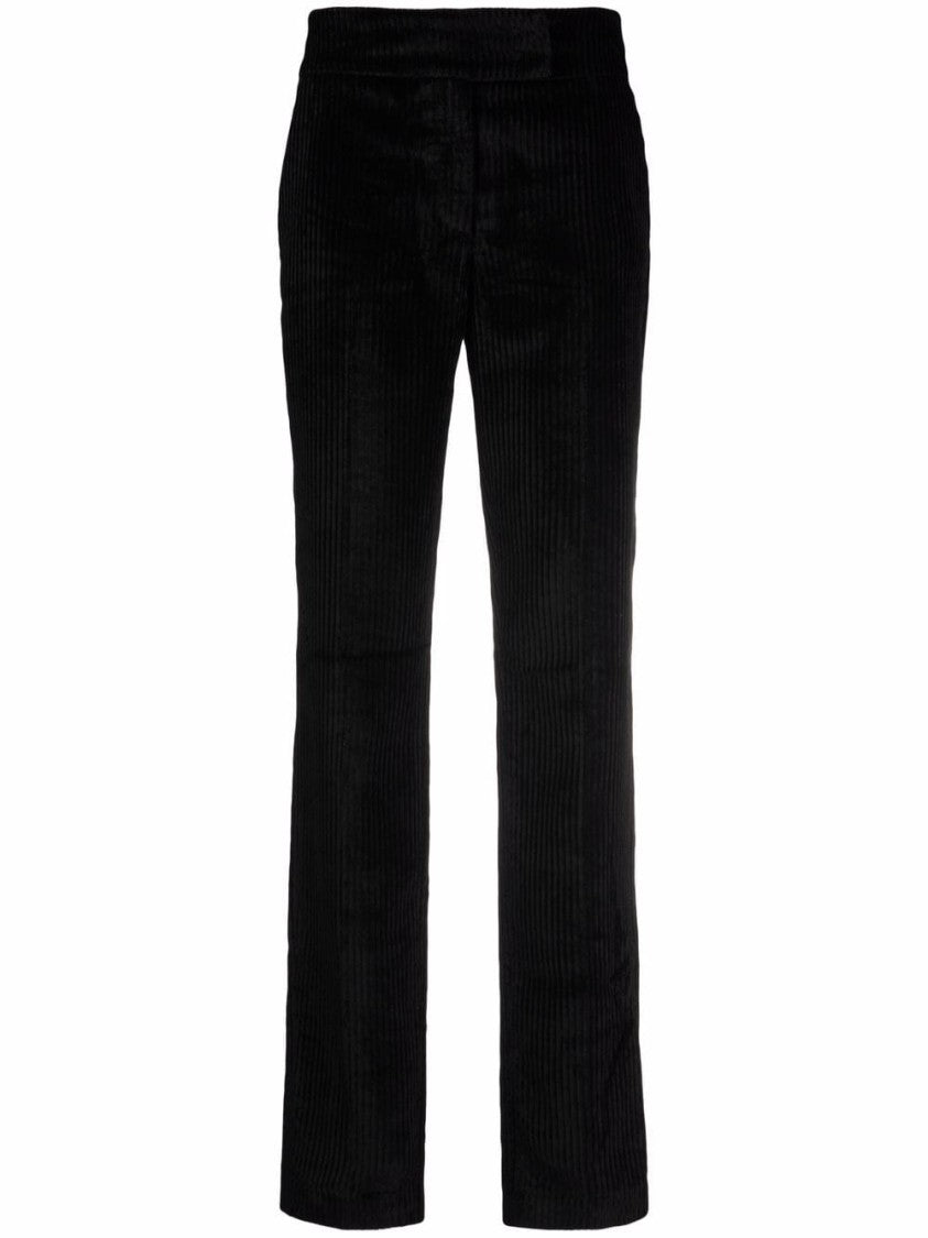 Fabiana Filippi Slim Fit Black Striped Trousers