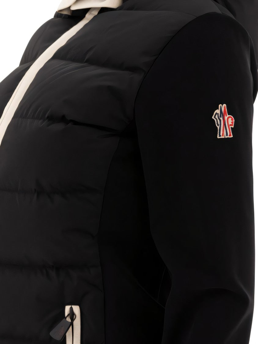 Moncler Fitted Padded Jacket With High Collar And Quilted Design