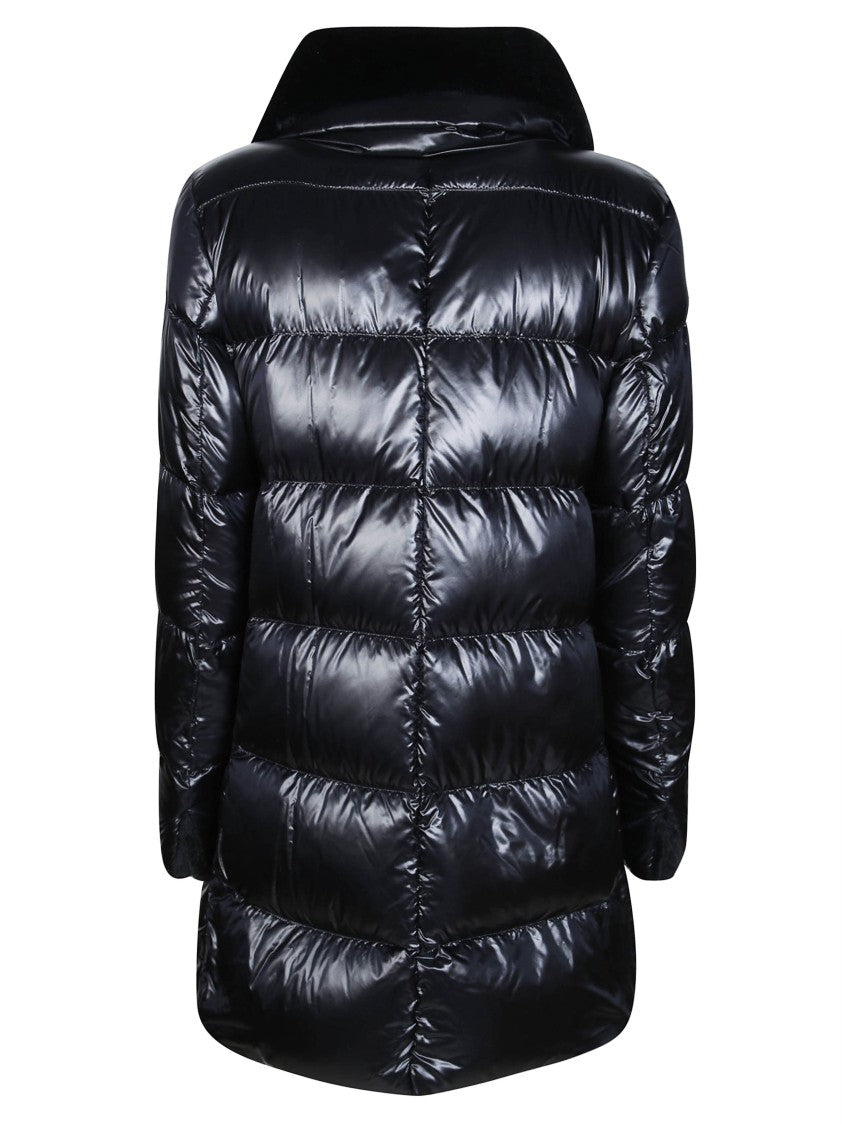 Herno A-Shape Ultralight Faux Fur Collar Down Jacket