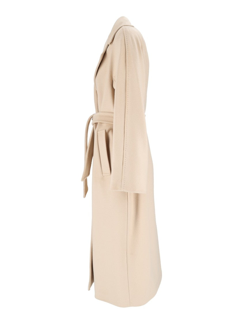 Max Mara Beige Resina Belted Coat