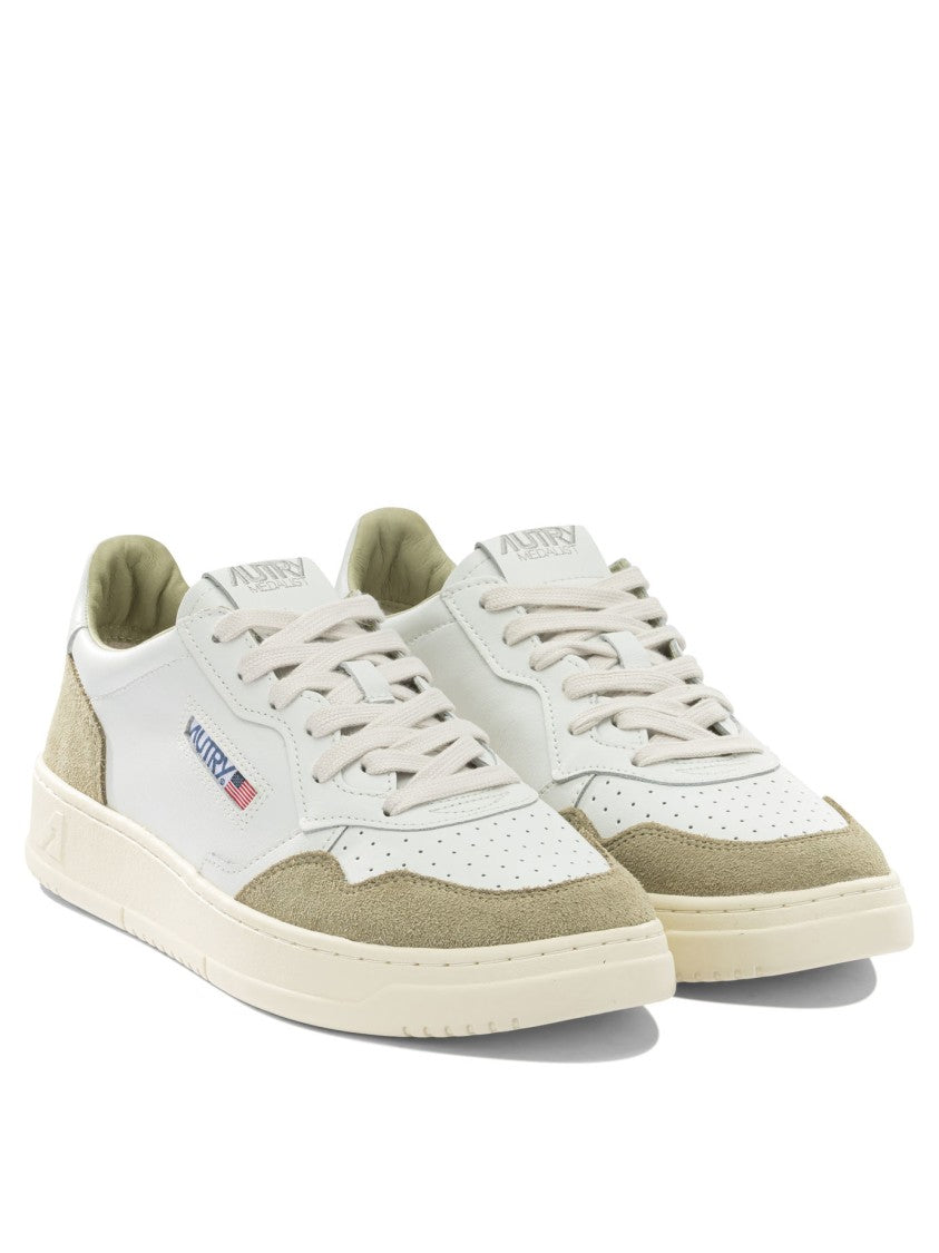 Autry Classic Low-Cut Sneakers With Breathable Microholes