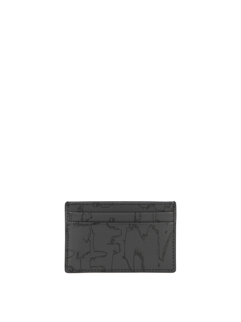 Alexander Mcqueen Black Leather Wallet