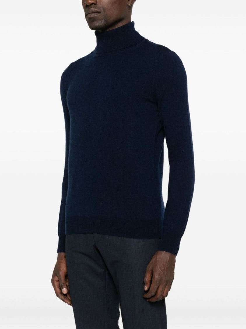 Kangra Classic Turtleneck Sweater In Wool-Cashmere Blend