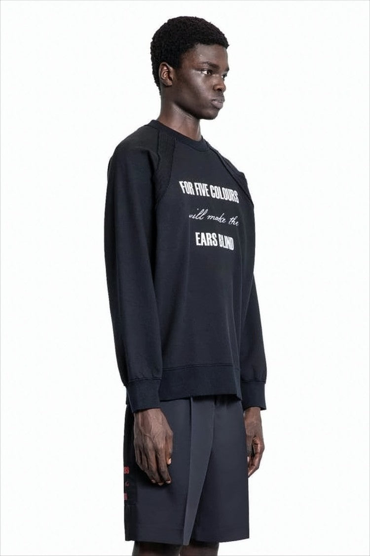 Undercover Raglan Sleeve Long-Sleeve T-Shirt With Bold Typography