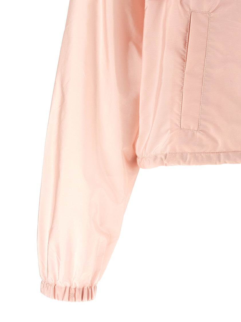 Prada Re-Nylon Feather Crop Jacket