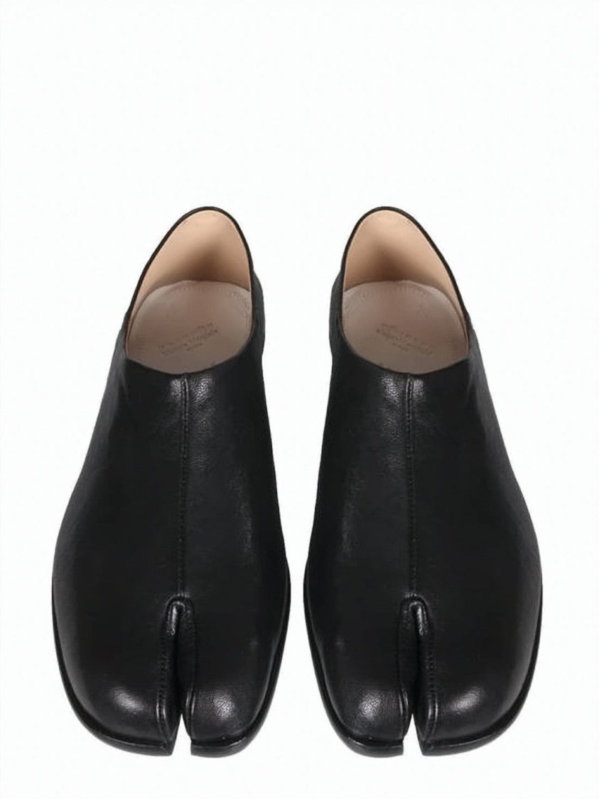 Maison Margiela Split-Toe Leather Slip-On Shoes By Maison Margiela