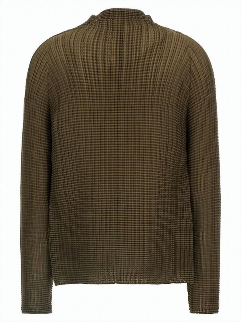 Issey Miyake Textured Pleated Shirt
